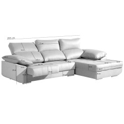 FIRENZE Chaise Longue Sofa - Sofas with Chaise Longue