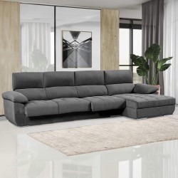 FIRENZE 3 Seater and Chaise Loungue Sofa - Sofas with Chaise Longue