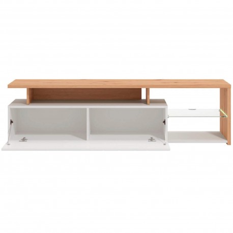 Móvel TV ARCTIC - Branco e carvalho