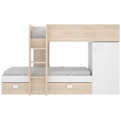 Overlay Beds with THEO Cabinet - Individual Beds