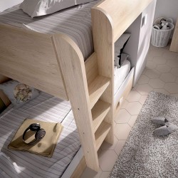 Overlay Beds with THEO Cabinet - Individual Beds