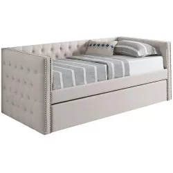 Double bed with castors _ - Individual Beds