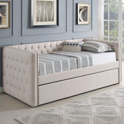 Double bed with castors _ - Individual Beds