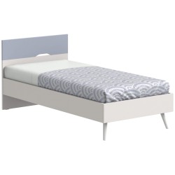 Cama individual DREAM - Azul claro e branco