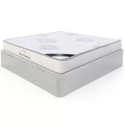 Pack sommier CASINO BOX 180x200cm (branco) + colchão NEW PALACIO - Packs Camas de Casal