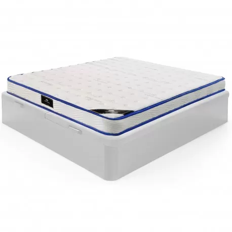 Pack sommier CASINO BOX (branco) + colchão SPRING ROLLER - Sommiers e Bases