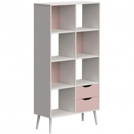 Estante DREAM - Rosa e branco Estante DREAM - Rosa e branco