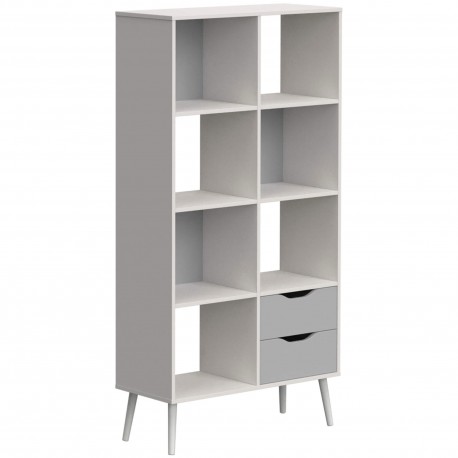 Estante DREAM - Cinza e branco Estante DREAM - Cinza e branco
