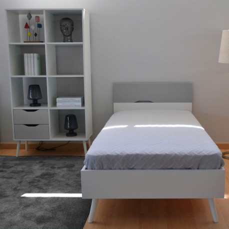 Estante DREAM - Cinza e branco Estante DREAM - Cinza e branco