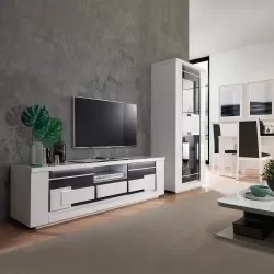 Móvel TV BELLARIVA com LED - Móveis de TV e Estantes