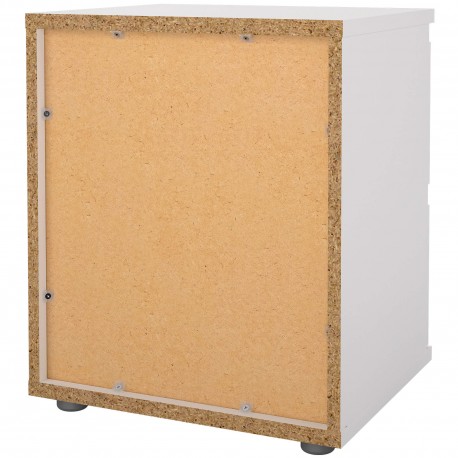 Mesa de cabeceira NEW MATRIX 2 gavetas - Branco mate Mesa de cabeceira NEW MATRIX 2 gavetas - Branco mate