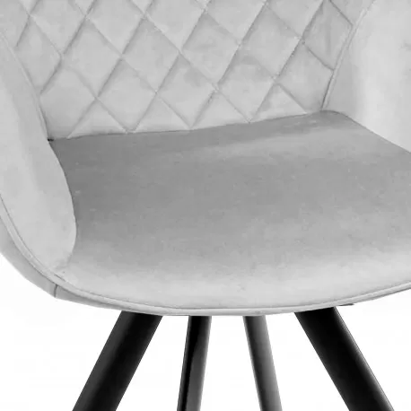 Pack 4 cadeiras BAHAMA (cinzento claro) - Chair Packs