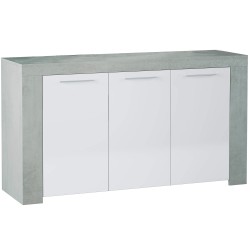 Aparador AMBIT Betão e Branco