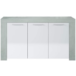 Aparador AMBIT Betão e Branco Aparador AMBIT Betão e Branco