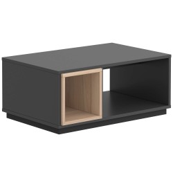 Mesa de centro MALMO - cinzento escuro