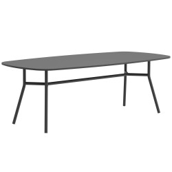 Mesa retangular MALMO (240cm) - cinzento escuro
