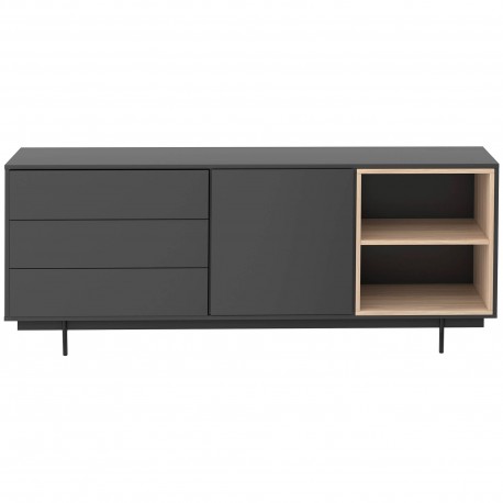 Aparador MALMO - cinzento escuro