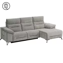 DERYL Recline Chaise longue Sofa Bed - Sofas with Chaise Longue