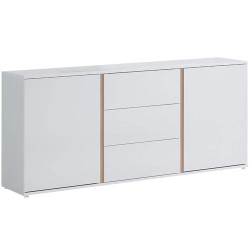 Aparador CHIADO Branco e Carvalho