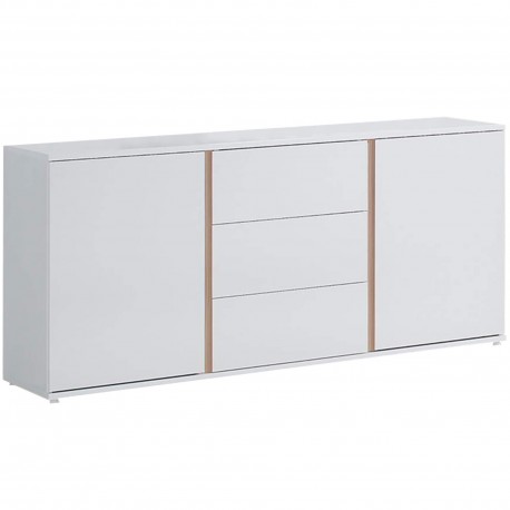 Aparador CHIADO Branco e Carvalho