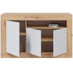 Aparador MOSS - carvalho e branco Aparador MOSS - carvalho e branco