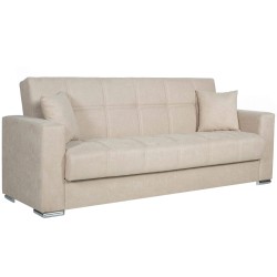 Sofa com cama ALBACETE - bege