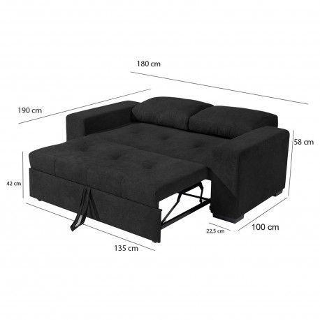MIRA 3 Seater Sofa Double Bed - 3 Seater Sofas