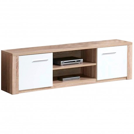 Móvel TV PARIS - carvalho natura e branco Móvel TV PARIS - carvalho natura e branco