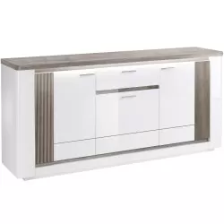 BELLARIA 3 doors and 1 drawer and LED trimmer - Sideboards
