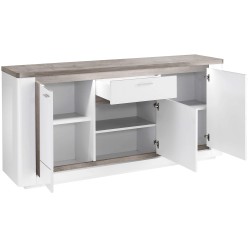 BELLARIA 3 doors and 1 drawer and LED trimmer - Sideboards