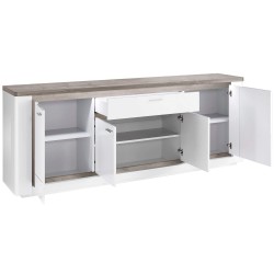 BELLARIA 4 doors and 1 drawer and LED trimmer - Sideboards