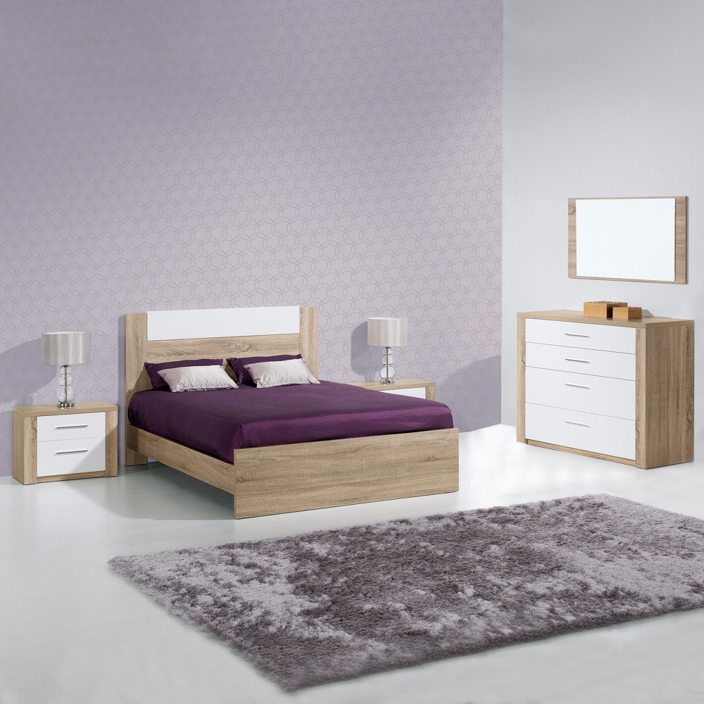 Pack Full Double Room PARIS (Natura Oak) - Rooms Collections