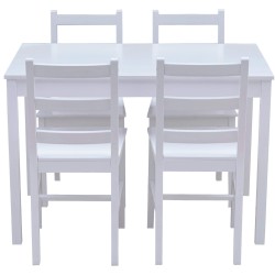 Conjunto Mesa de Jantar com 4 Cadeiras MARTA - Table and Chair Sets