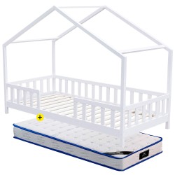 Pack cama HEIDI + Colchão SPRING ROLLER 90x200cm - Packs Single Beds