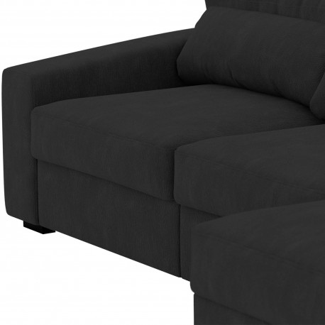 ALABAMA Reversible Chaise Longue Sofa with Bed and Storage - Sofas with Chaise Longue