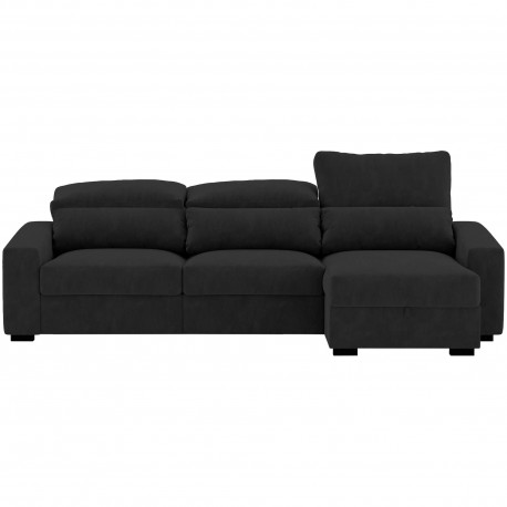 ALABAMA Reversible Chaise Longue Sofa with Bed and Storage - Sofas with Chaise Longue