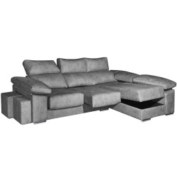 Sofa chaise lounge PRAGA com baú - Sofas with Chaise Longue