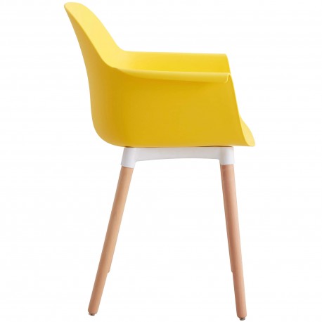 Pack 4 cadeiras LOLITA (amarelo) - Packs de Cadeiras