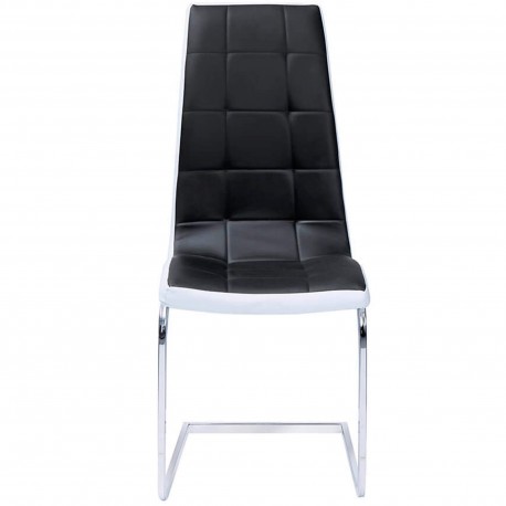 LUCAS II Chair set of 4 (Black and White) - Chair Packs