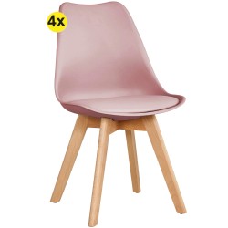 SOFIA II Chair set of 4 (Pink) - Chair Packs
