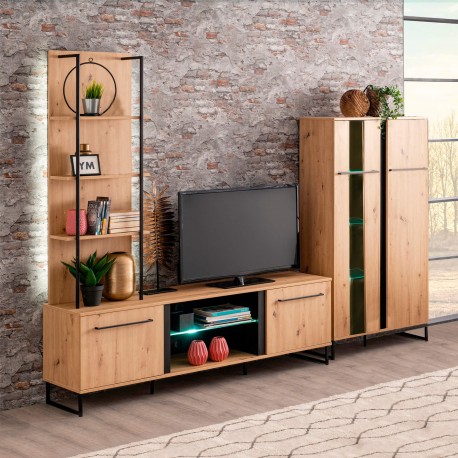 Pack sala de estar SARDENHA 3 - Móveis de TV e Estantes
