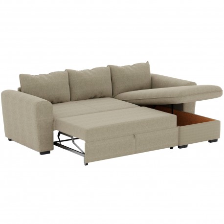 Sofá chaise longue reversível ASTY com cama - Sofas with Chaise Longue