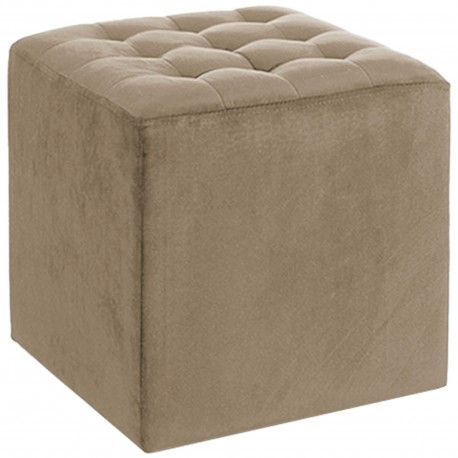 CUBO Square capitonê Pouf - Poufs