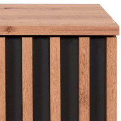 Aparador MEDAN - carvalho artesanato e antracite Aparador MEDAN - carvalho artesanato e antracite