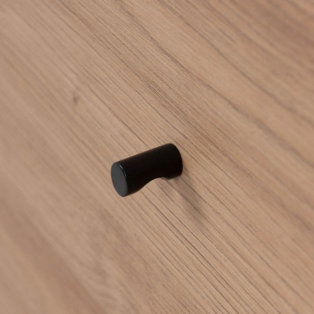 Aparador MEDAN - carvalho artesanato e antracite Aparador MEDAN - carvalho artesanato e antracite