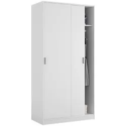 Sliding Door Wardrobe MAX 100cm - Closet with Running Doors