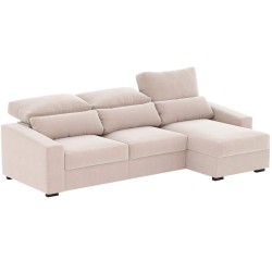 ALABAMA Reversible Chaise Longue Sofa with Bed and Storage - Sofas with Chaise Longue