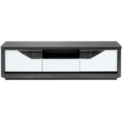 Móvel TV MATERA - branco e carvalho cinza