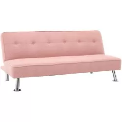 Sofá cama DOLCE - rosa claro
