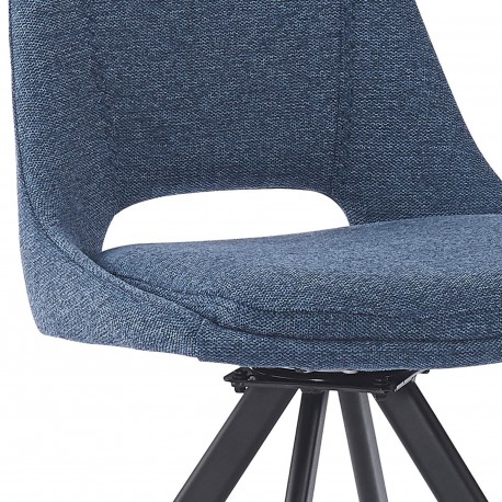 Pack 4 cadeiras ODESSA (azul escuro) - Chair Packs